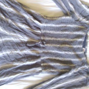 Justice Romper Girls Size 12 Blue & White Stripe